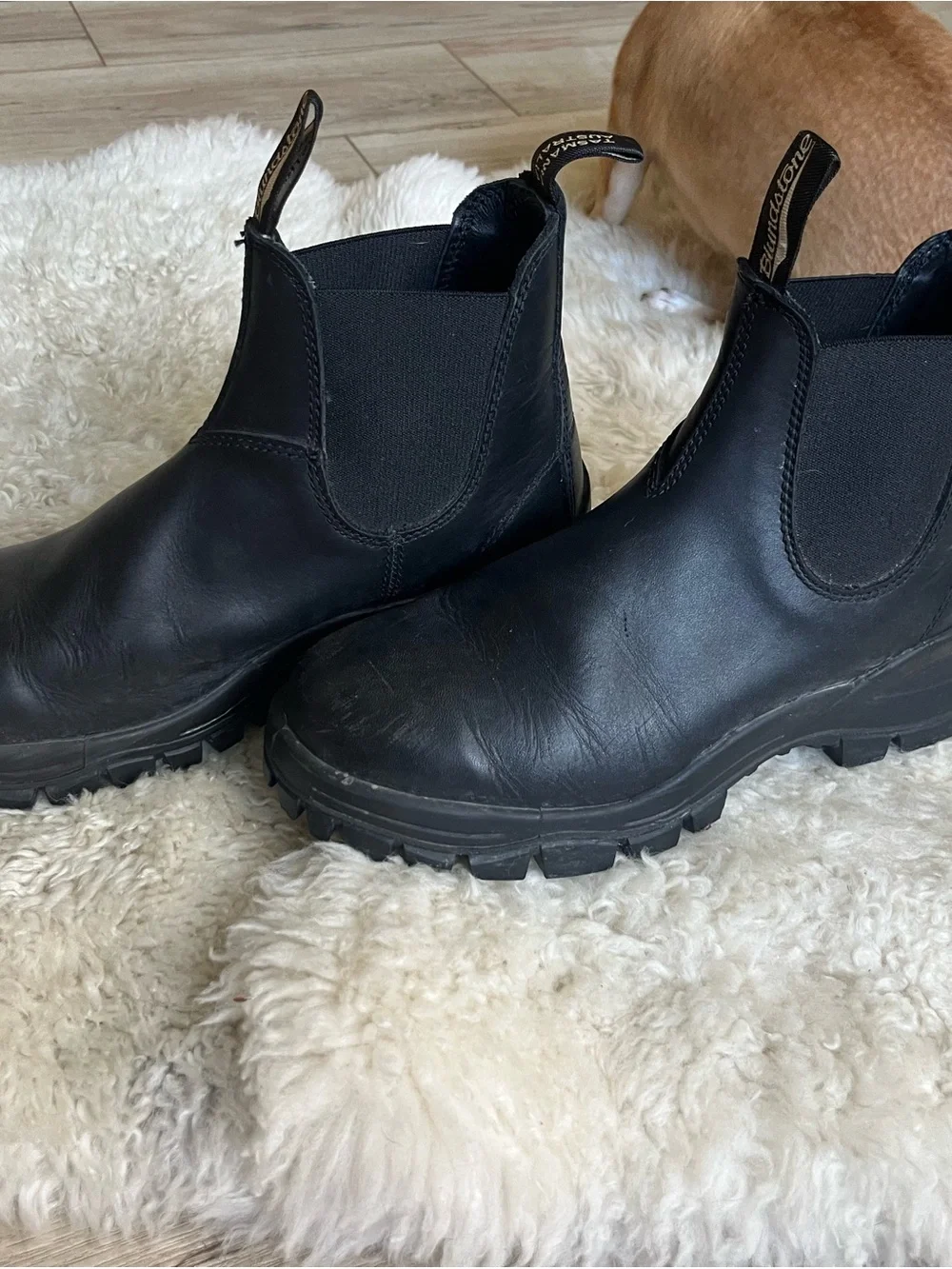 Blundsone 2239 Lug Black Chelsea Boots- Women's Slip-On Ankle Boots